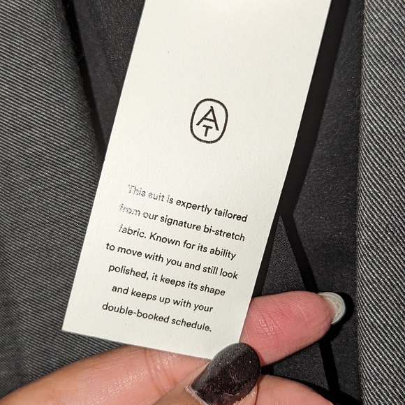 Ann Taylor Long One-Button Bi-Stretch Blazer NWT - Picture 5 of 9